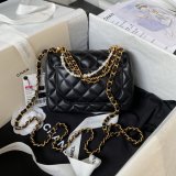 Top Quality CC MINI AS4385 pearl chain BAG 2024