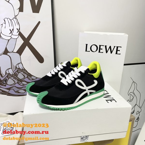 UK loewe Ballet Runner in nylon and calfskin