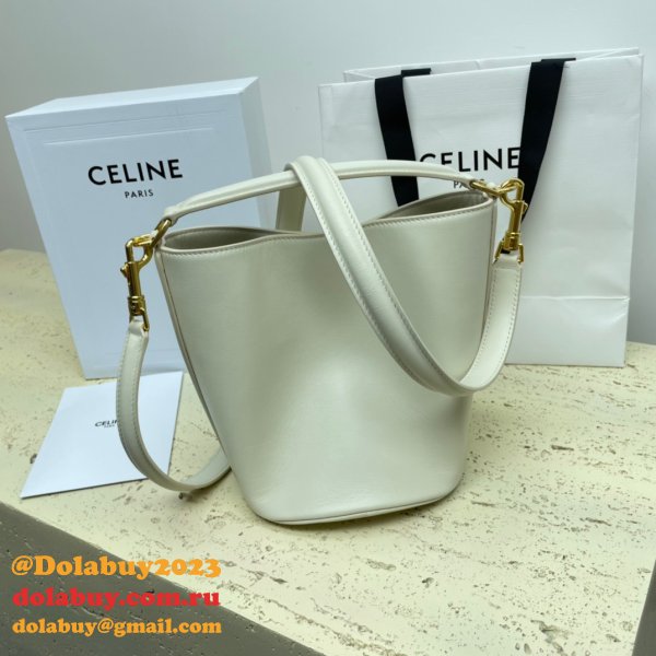 UK Celine Perfect Perfect Quality Teen Bucket Triomphe Bag