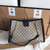 Perfects Gucci Padlock medium GG shoulder bag ‎479197 black