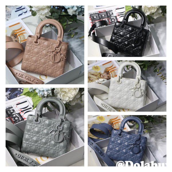 High Quality 1:1 Inspired Lady Dior 20cm Shop Designer Purses