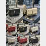 Shop Saint Laurent Sunset Mono Crossbody Bag 22CM 422906 1:1 Mirror