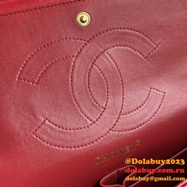 Fake CC 2.55 Top original Flap Reissue Red Classic Bag