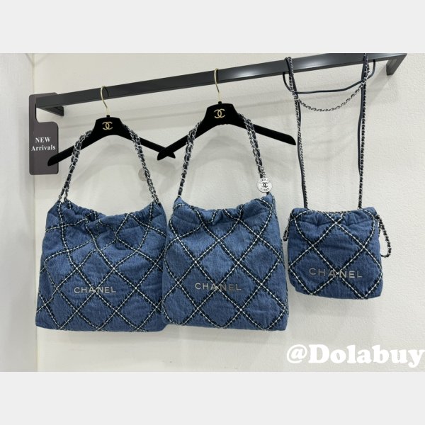 Wholesale CHANEL 22 denim bag AS3260