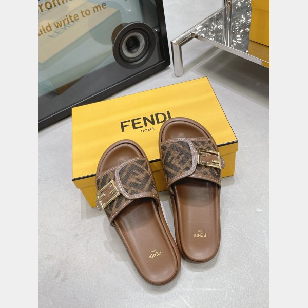 Duplicate Fendi Reflections Knockoff Sandals Shoes On Sale