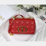 Perfect Dior Caro High Quality Red Bag