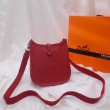 7 Star Hermes Mini Evelyne TPM Bag Red