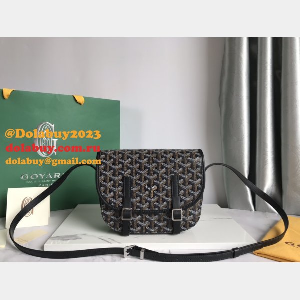 Copy Goyard Chevron Belvedere Duplicate Messenger GY020098 Best Bag