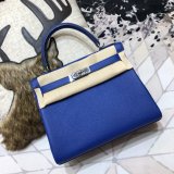 Hermes Kelly 32cm Togo leather E-blue UK