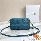 High Quality Dior Caro Bag Brown Supple Cannage Calfskin Fashion