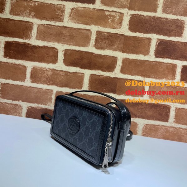 Gucci Knockoff Designer Mini bag with Interlocking G 671674 GG Supreme