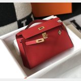 UK Hermes EPSOM LEATHER Mini Kelly Pouchette