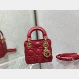 Luxury Fashion Dior Micro Lady 1:1 Mirror 12CM Bag