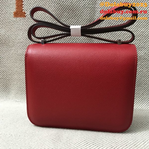 Hermes Constance Bag 18cm Epsom Leather Red UK