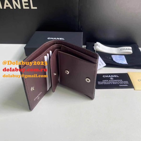 High Quality bag CC Short folding wallet 0315