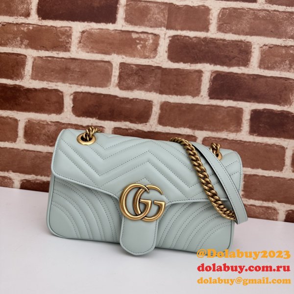 Faux Gucci Matelassé Shoulder GG Marmont Wholesale Top Bag