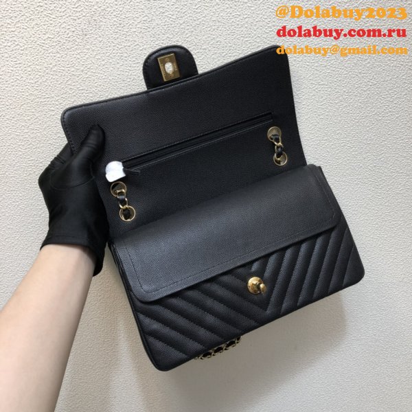 Fashion CC CF1112  V CLASSICAL HANDBAG 25.5cm