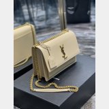 Shop Saint Laurent Sunset Mono Crossbody Bag 22CM 422906 1:1 Mirror