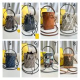 Knockoff Wholesale Fendi Mon Tresor FF small BUCKET BAG