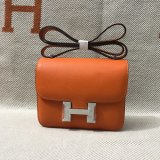 Hermes Constance Bag 18cm Epsom Leather Orange Luxury