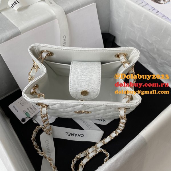 Best Online Store For Knockoff Bucket Lambskin AS3176 Bag