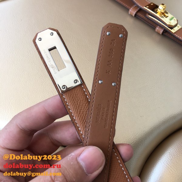 Inspired hottest selling hermes kelly thin belt 17mm