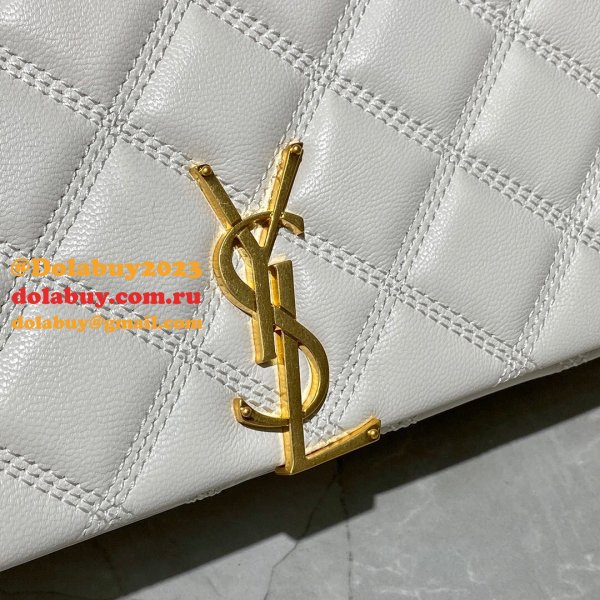 Duplicates Saint Laurent Becky Large chain bag in quilted lambskin