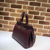 High Quality Leather Gucci 569712 Zumi Small Top Handle Copy Bag