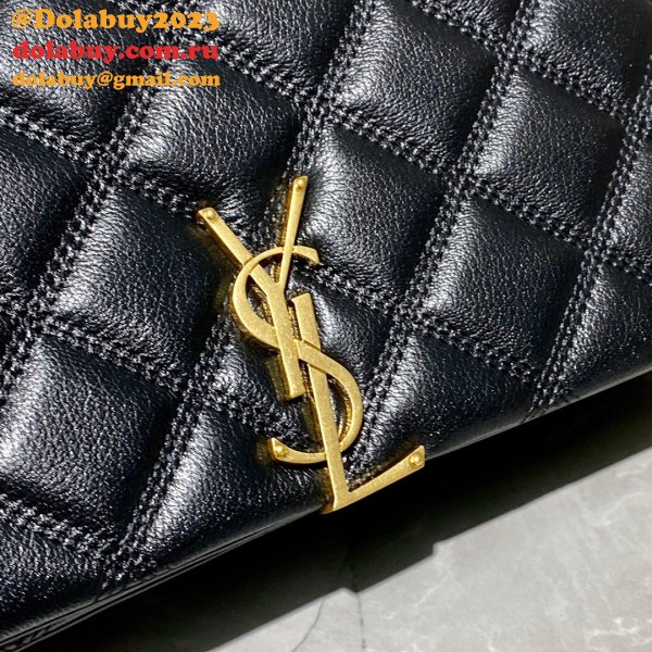 Duplicates Saint Laurent Becky Large chain bag in quilted lambskin