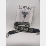 Luxury Loewe Anagram double-sided embroidered shoulder strap