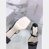 Top Designer Flat Sandals Jimmy Choo Heel 7 cm High Designer Shoes