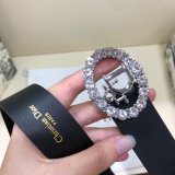 Wholesale Christian Dior AAA Belts 30mm Black Duplicate