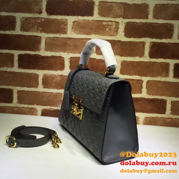 Copy Gucci Best GG Supreme Padlock Small Top Handle 453188 Bag