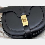 Celine High Quality bag Small Besace 16 Bag Black satinated calfskin