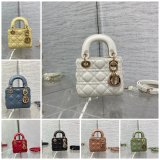 Luxury Fashion Dior Micro Lady 1:1 Mirror 12CM Bag