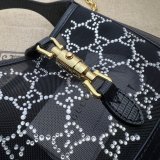 Gucci Luxury Designer Knockoff Jackie 1961 Crystal GG 677027 Bag