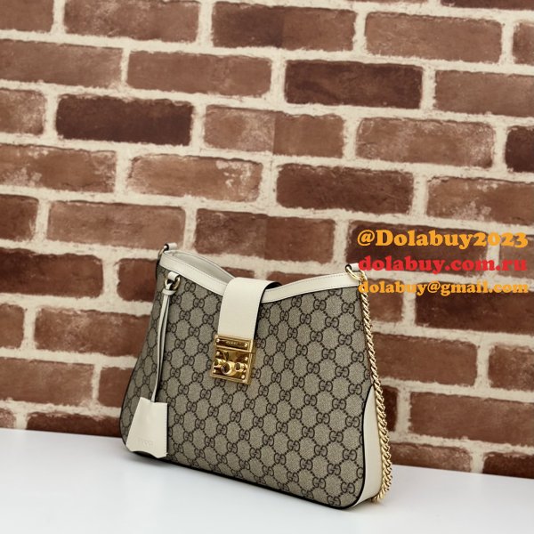 Chain Luxury Best 795113 Gucci Padlock GG 1:1 Mirrors Shoulder Bag