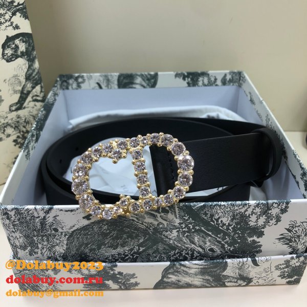 Perfect Christian Dior AAA Belts 30mm Best