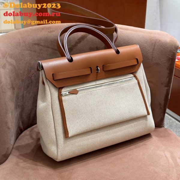 Designer Hermes Herbag Cabine Zip 31CM Pig-Nose Online  Bags