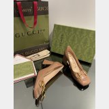 Pump Patent Heels Ballet Flat Horsebit Fashion Gucci Shoes