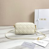 High Quality Dior Caro Bag Brown Supple Cannage Calfskin Fashion