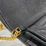 Duplicates Saint Laurent Becky Large chain bag in quilted lambskin