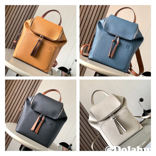 Replica loewe Goya mini backpack grained calfskin 9040