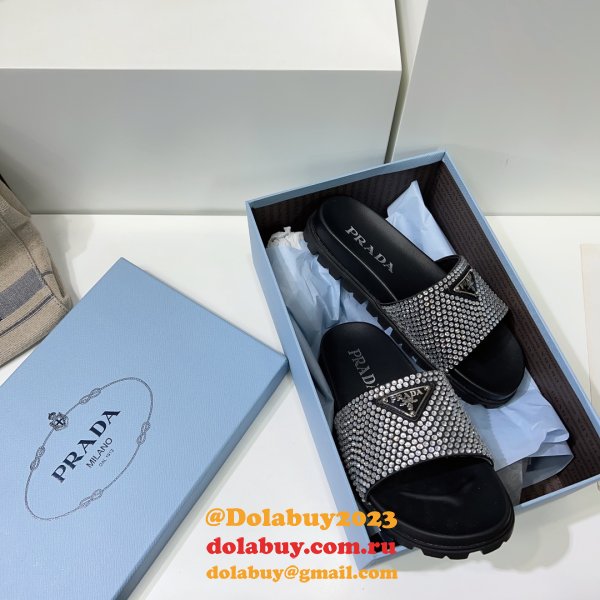 Our  Webstore Prada 1:1 Mirror High Quality Flat Sandals