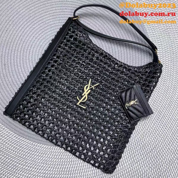 Copy Saint laurent Oxalis Shoulder Raffia Macramé 781289 Bag