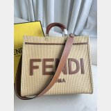 UK Fendi Summer Raffia Shopping Bag Wholesale