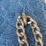 Vanity Inspired 1:1 Mirror Chain Fashion AP3204 Blue Bag