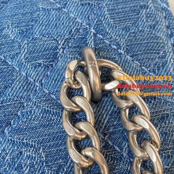 Vanity Inspired 1:1 Mirror Chain Fashion AP3204 Blue Bag