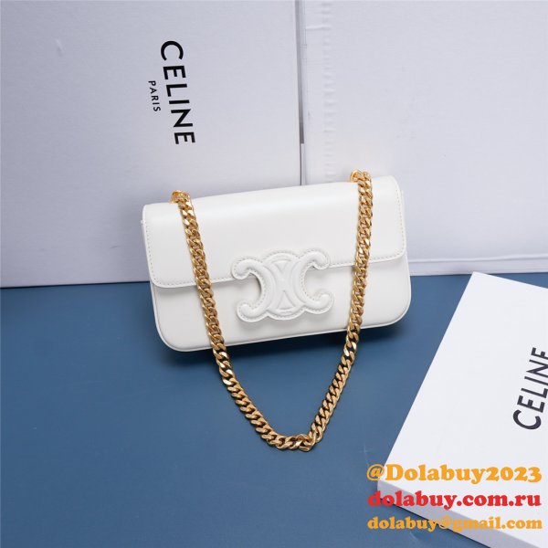 Fake Cheap Wholesale Celine Triomphe Handbags 21CM