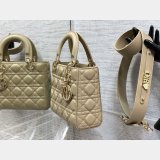 Designer DIOR LADY 17/20CM BAG LAMBSKIN